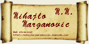 Mihajlo Marganović vizit kartica